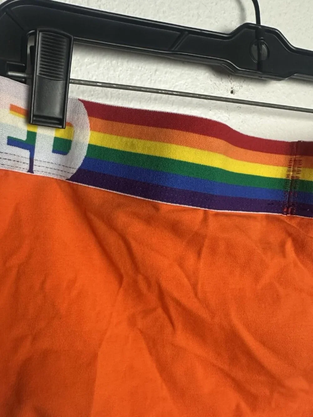 ADDICTED Rainbow Pride Briefs Orange Cotton Men's Underwear Size 3XL / 40 NWT